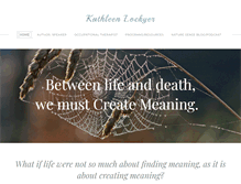 Tablet Screenshot of kathleenlockyer.com